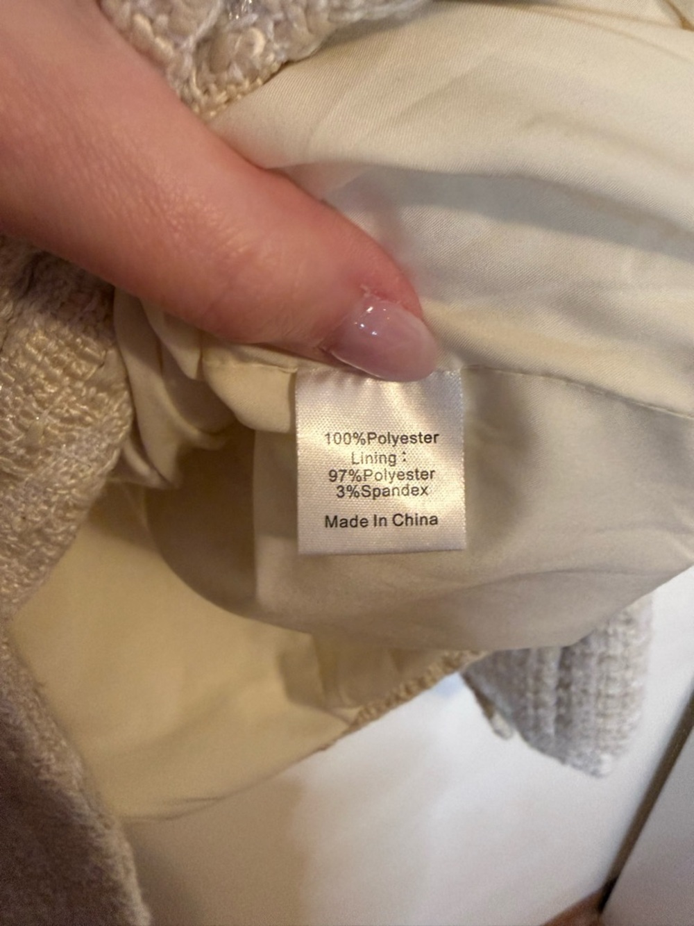 Tuckernuck Cream Tweed Sommers Jacket - Picture 12 of 13